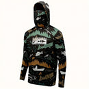 Camisa de Pesca Frenesi  Fast Cast com Capuz UPF 50+