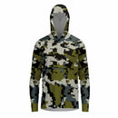 Camisa de Pesca Frenesi Predator X com Capuz UPF 50+