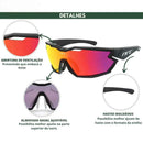 Óculos de Ciclismo CycloVision Vermelho