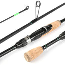 Vara de Pesca Telescópica de Fibra de Carbono Portátil