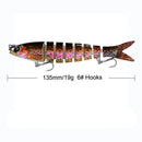 Isca Articulada Proberos 8 Segmentos Swimbait Crankbait
