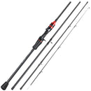 Vara de Pesca Spinning Sougayilang 2.1m Fibra de Carbono