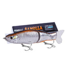 Isca de Pesca Afundamento Lento 30g com Cauda Macia