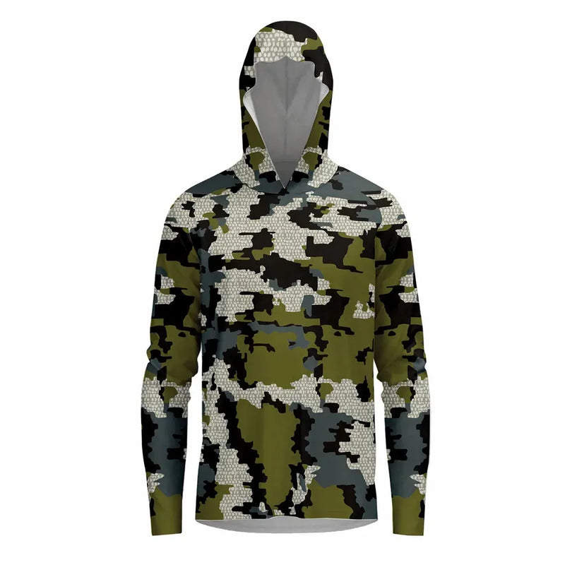 Camisa de Pesca Frenesi Predator X com Capuz UPF 50+