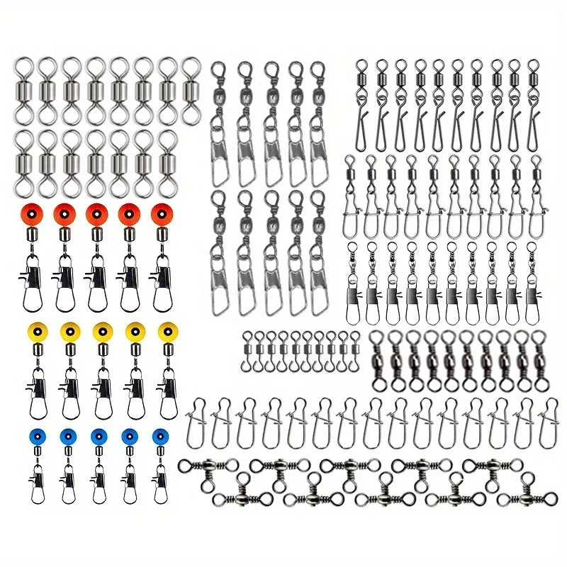 Kit Giratório de Pesca 115 Unidades