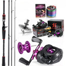 Kit Vara e Carretilha Sougayilang Roxo