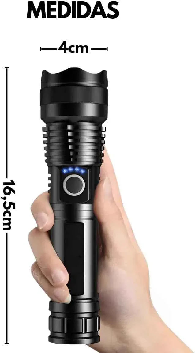 Lanterna LED Recarregável 30W GT10