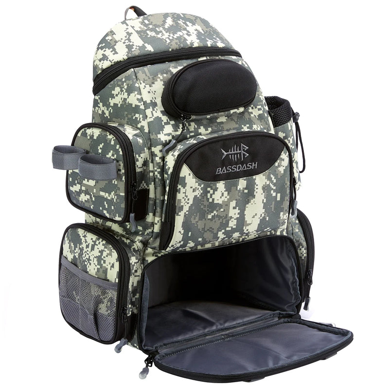 Mochila de Pesca ProTackle Bassdash Camuflado