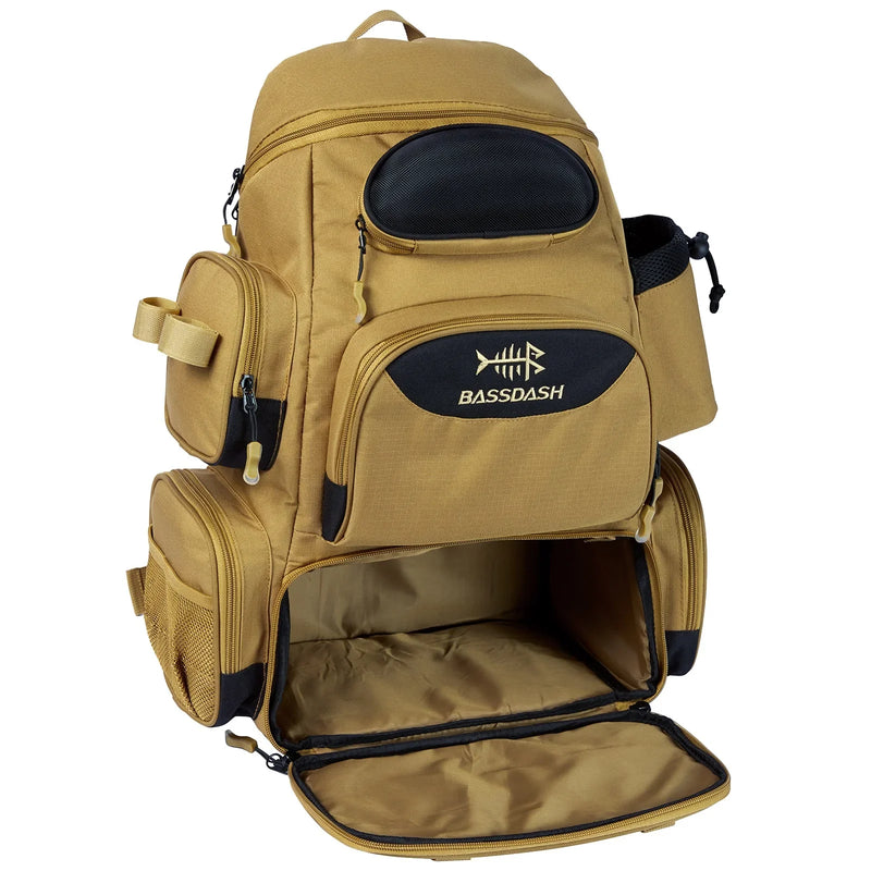 Mochila de Pesca ProTackle Bassdash Caqui