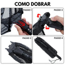 Rede de Pesca Retrátil 95cm Dobrável