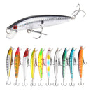 Isca Artificial Minnow Flutuante 10cm 9g com Olhos 3D