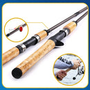 Vara de Pesca Ultra Leve 2.1m Sougayilang em Fibra de Carbono