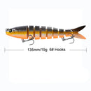 Isca Articulada Proberos 8 Segmentos Swimbait Crankbait