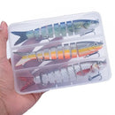 Conjunto de Iscas Swimbait 8 Segmentos 135mm 19g