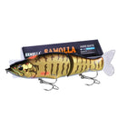 Isca de Pesca Afundamento Lento 30g com Cauda Macia