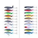 Conjunto de Iscas Popper Topwater 11cm/14g - Alta Performance