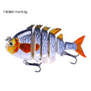 Isca Swimbait Tilápia Realista Multiarticulada 9.3g