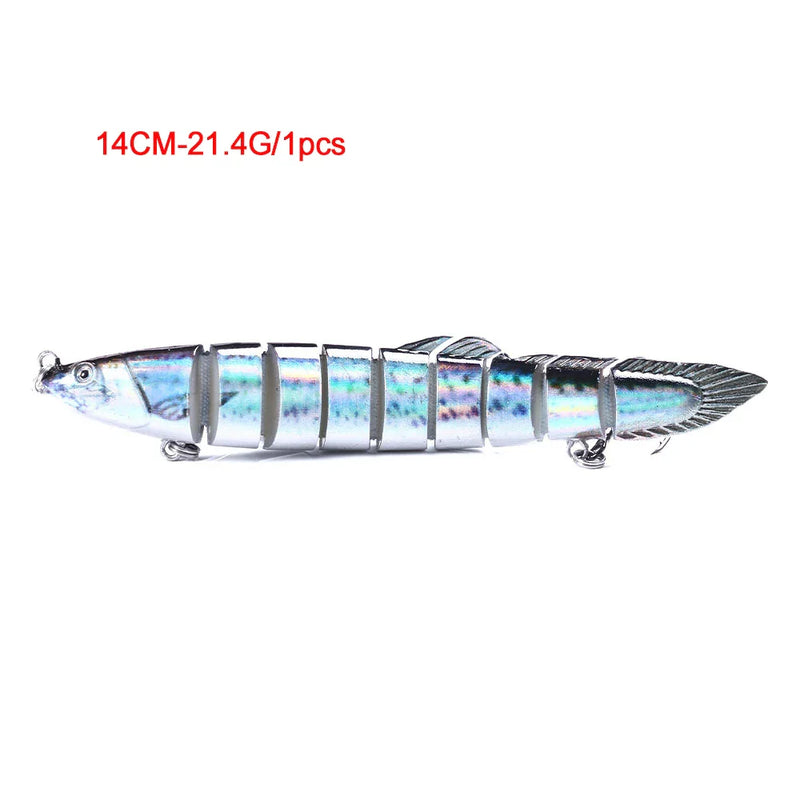 Isca Swimbait Tilápia Realista Multiarticulada 9.3g