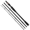 Vara de Pesca em Fibra de Carbono H Power 4 Seções