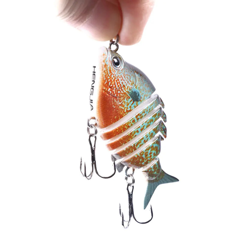Isca Swimbait Tilápia Realista Multiarticulada 9.3g