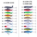 Conjunto de Iscas Popper Topwater 11cm/14g - Alta Performance