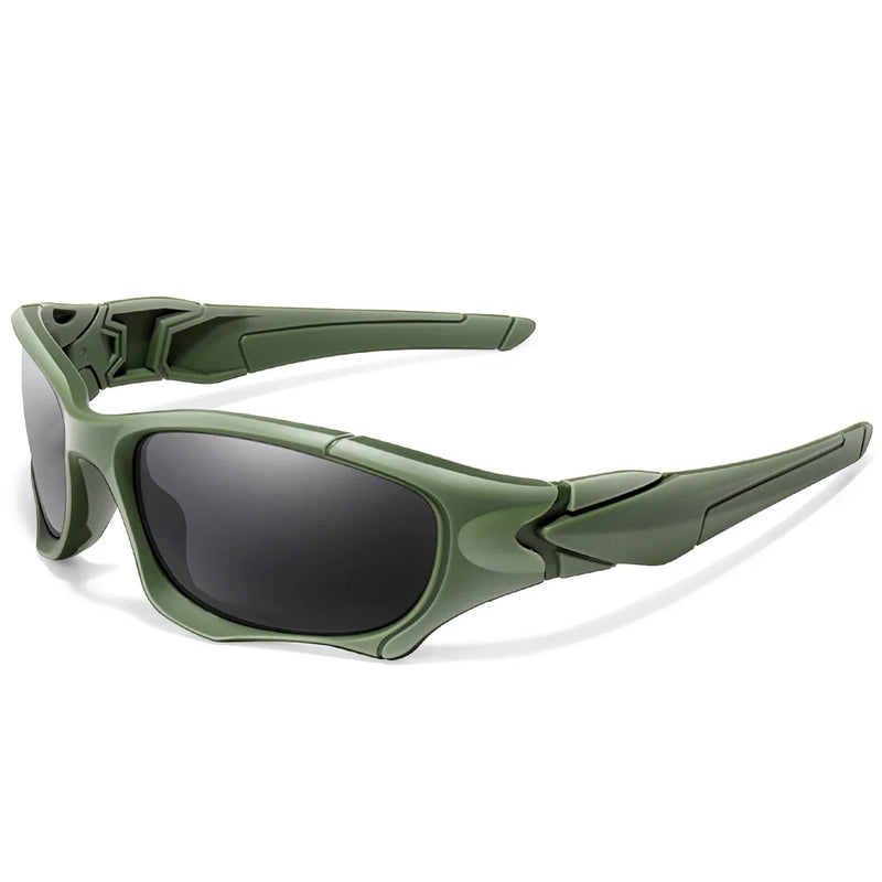 Óculos de Sol Polarizados Unissex com Proteção UV e Estilo Camuflado