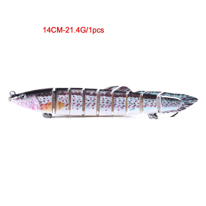 Isca Swimbait Tilápia Realista Multiarticulada 9.3g