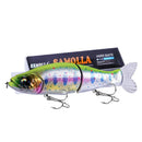 Isca de Pesca Afundamento Lento 30g com Cauda Macia