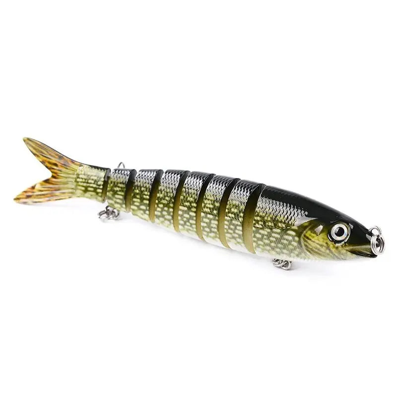 Conjunto de Iscas Swimbait 8 Segmentos 135mm 19g